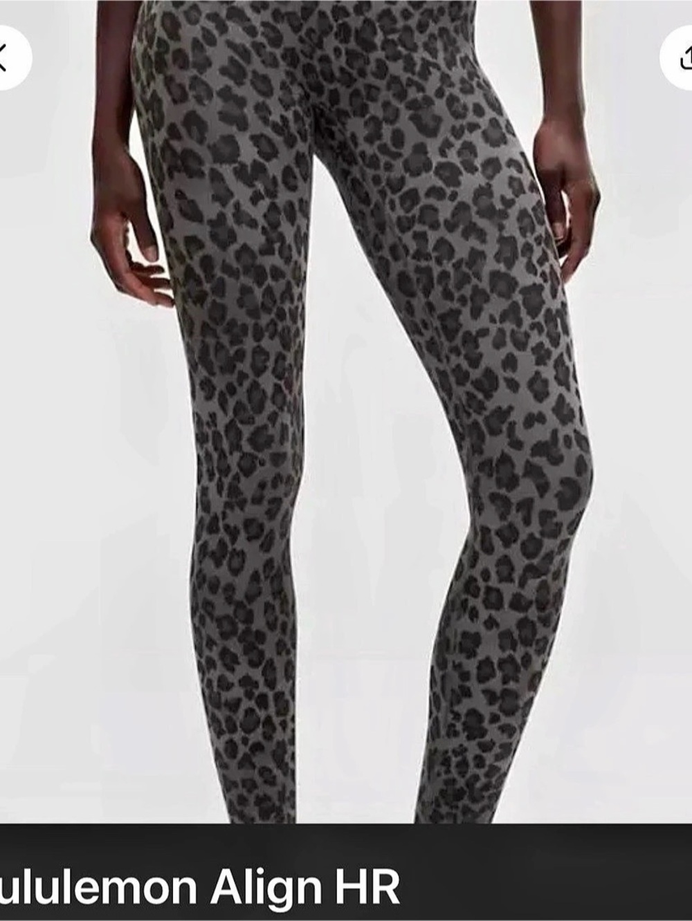 NWT lululemon Align HR Leopard Print Leggings